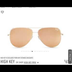 Quay Australia Desi high keys gold